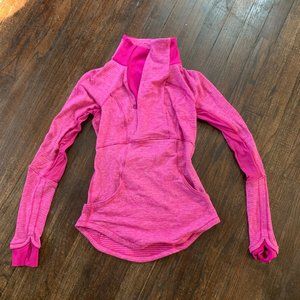 Pink Lululemon Quarter Zip